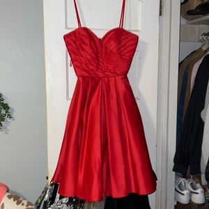 Beautiful, red formal dress. Altered vintage dress!